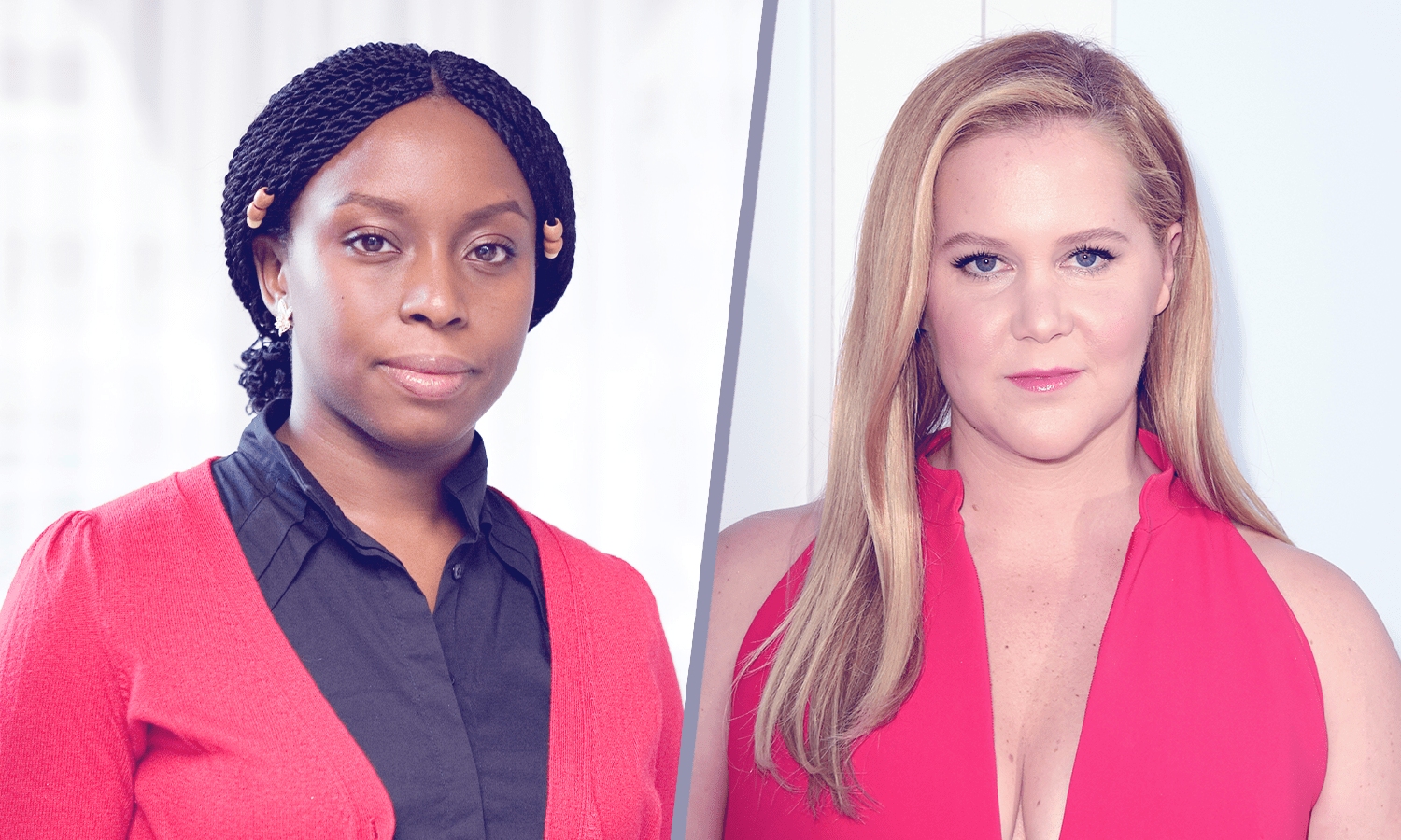 From left: Chimamanda Ngozi Adichie, Amy Schumer