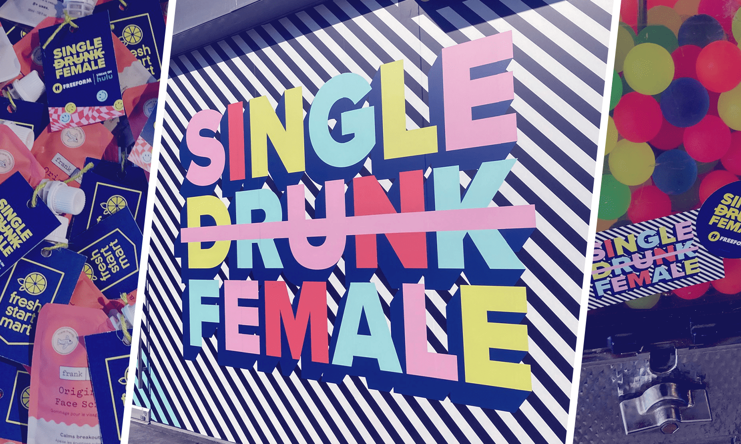 Single Drunk female pop-up