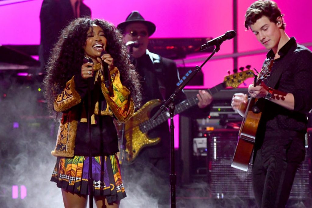 Grammys SZA Shawn Mendez